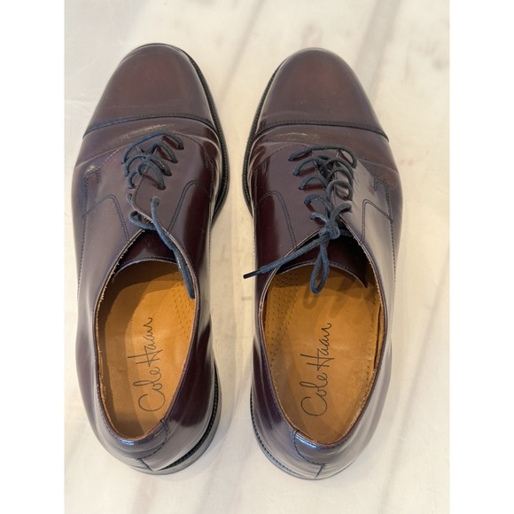 Cole Haan Men\'s Brown Oxford Loafer Derby Dress Shoe Size 10 D Lace Up main image 15